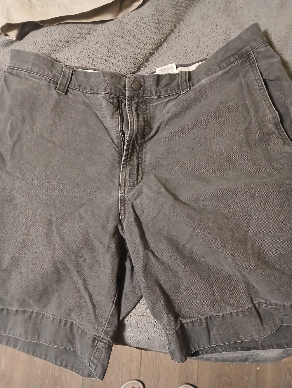 Men's Casual Gray Cotton Shorts